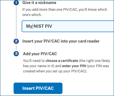 Give your account a nickname