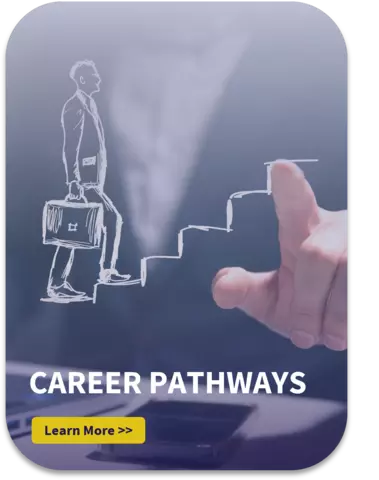 2026 Career Pathways Icon - image shows someone going up some steps