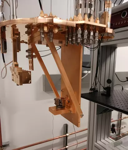 The transducer mountain platform of the dilution refrigerator