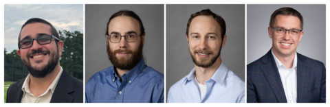 Collage of headshots of four men on NIST staff. 
