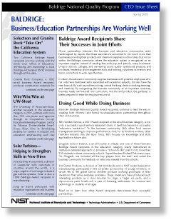 Issue Sheet Business-Education Cover Page