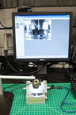 Photograph of the Lattice Gear LatticeAx cleave tool.