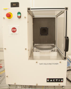 Photograph of the Xactix Xetch xenon difluoride silicon etcher.