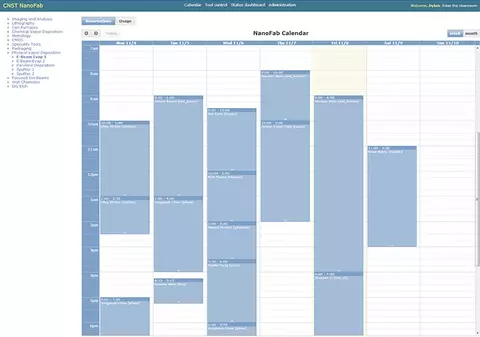 NEMO Calendar Screen Capture