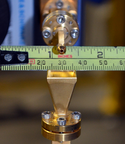 dimensions of antennas used in testing