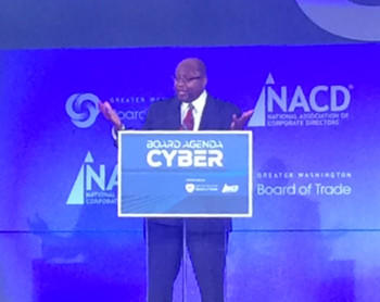 NIST Acting Director Willie May at the CYBER Conference