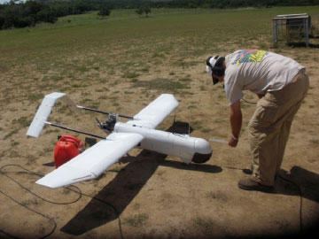 MLB Super Bat UAV being refueled