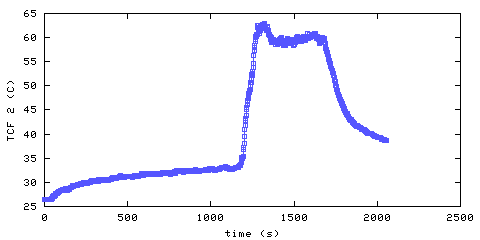 Temperature. front door hallway. 300 mm from ceiling