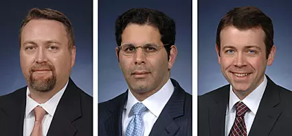 Jon Boyens, Jeremy Grant and Adam Sedgewick