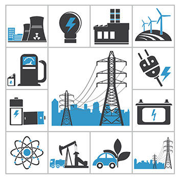 graphic of transportation, financial, other industries requiring cybersecurity