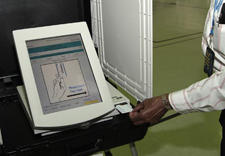 photo of voting machine