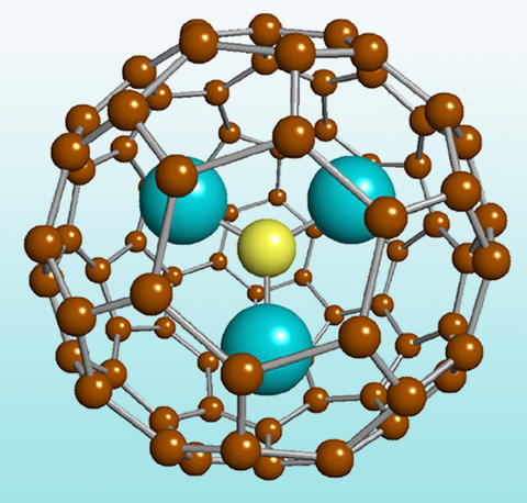 Trimetasphere molecule