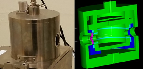 chamber and computer simulation