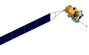 illustration of CLARREO satellite