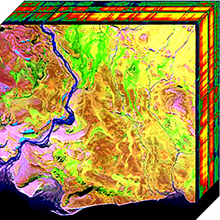 hyperspectral imaging cube forest nist data