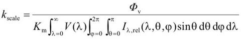 scale factor