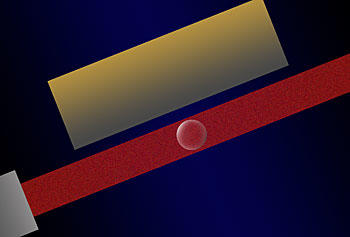 Laser light illustration