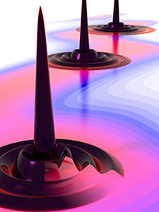 quantum droplet illustration
