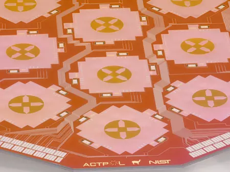 array of polarized photon detectors
