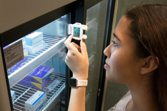 Alex Rodriguez with data logger