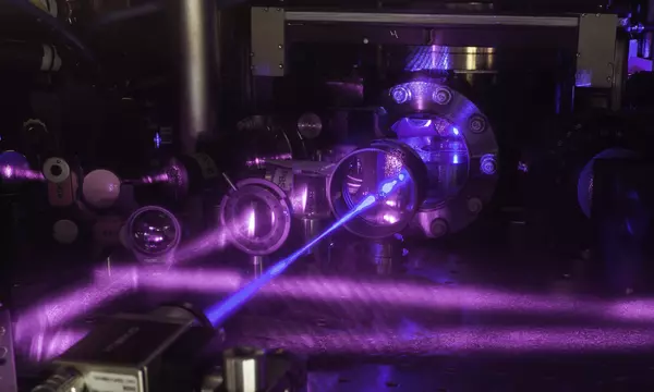 photo of strontium atomic clock