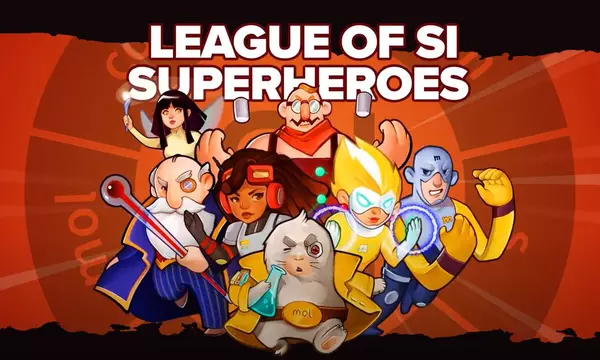 Graphic of League of SI Superheroes