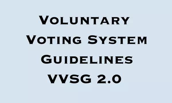 Image - Voluntary Voting System Guidelines VVSG 2.0