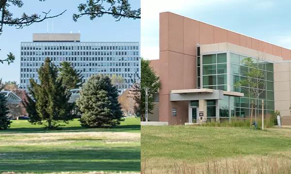 OEP QRG Image of Gaithersburg & Boulder Campuses Main Buildings