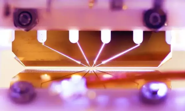 purple and gold pattern