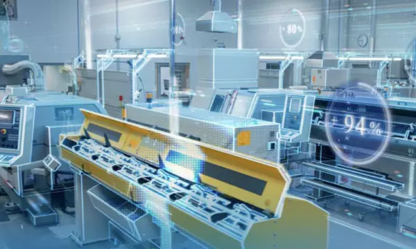 equipment in a manufacturing facility