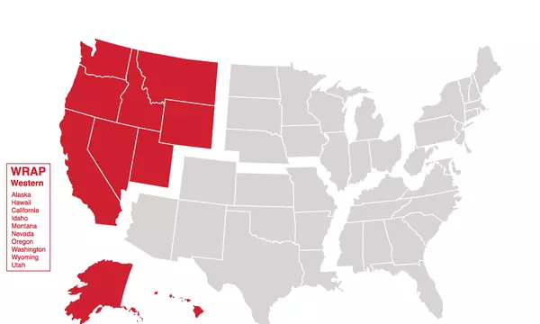 Western Regional Assurance Program, WRAP map