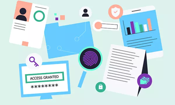 graphic of types of digital credentials