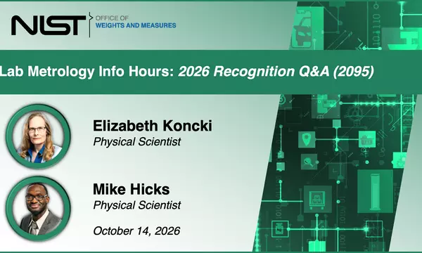 2095 Lab Metrology Info Hour - Recognition Q&A
