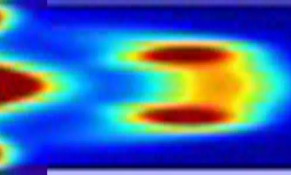 Inset image of small angle neutron scattering from a thin film.