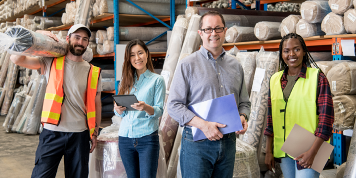 workers in a manufacturing facility