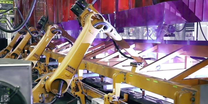 robotics in a manufacturing facility