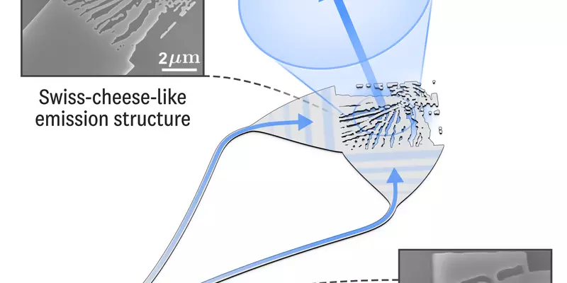 photonic chip illustration