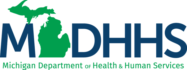 NSTIC pilot funding recipient Michigan Department of Health and Human Services (MDHHS) logo