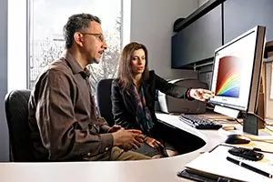 lectrical engineer Michael Souryal and computer engineer Nada Golmie discuss the network performance of mobile communication systems.