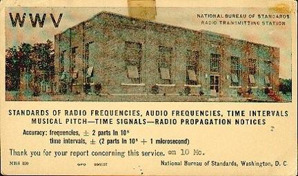 1940s QSL card