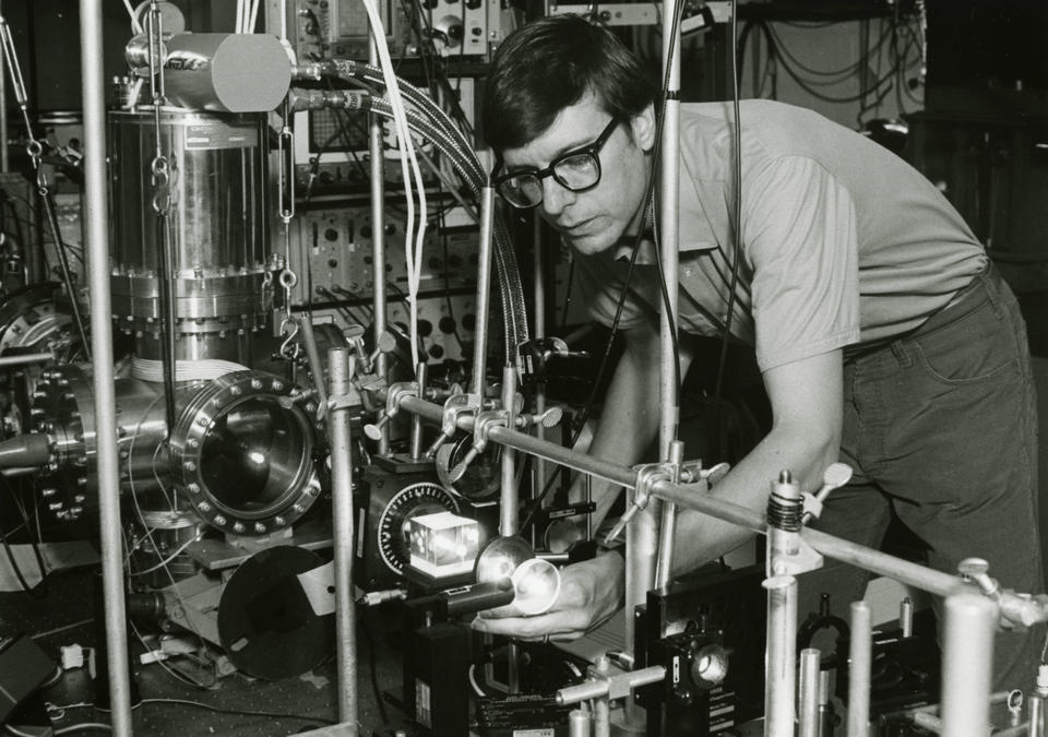Bill Phillips in the Lab