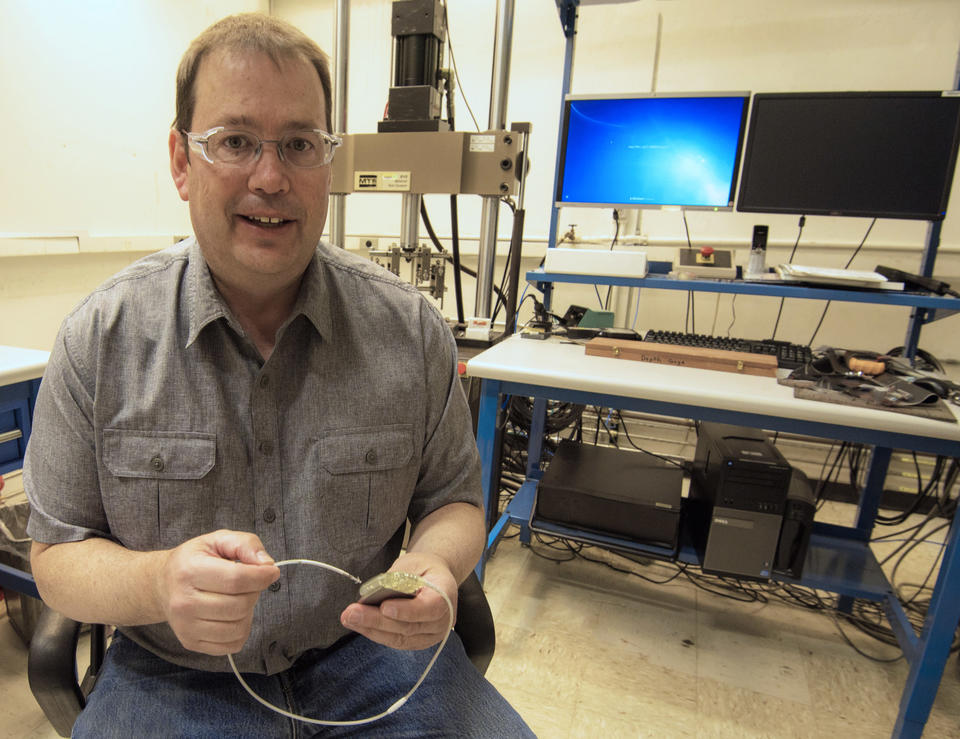 Tim Quinn with pacemaker