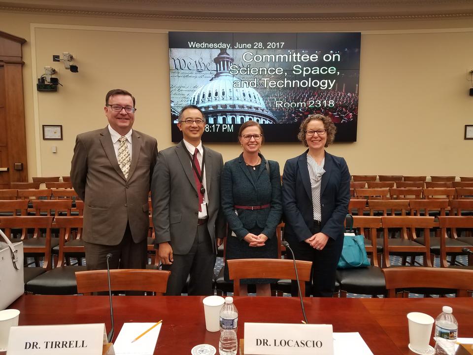 Locascio Testifies to Congress on Advanced Materials