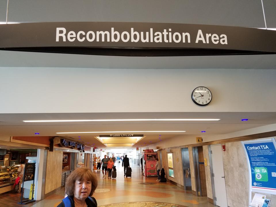 Milwaukee Airport Recombobulation Area