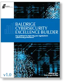Baldrige Cybersecurity Excellence Builder cover art
