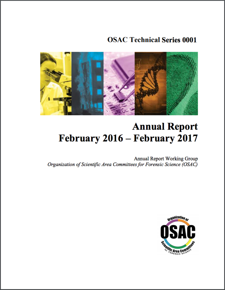 OSAC Annual Report 2017 cover