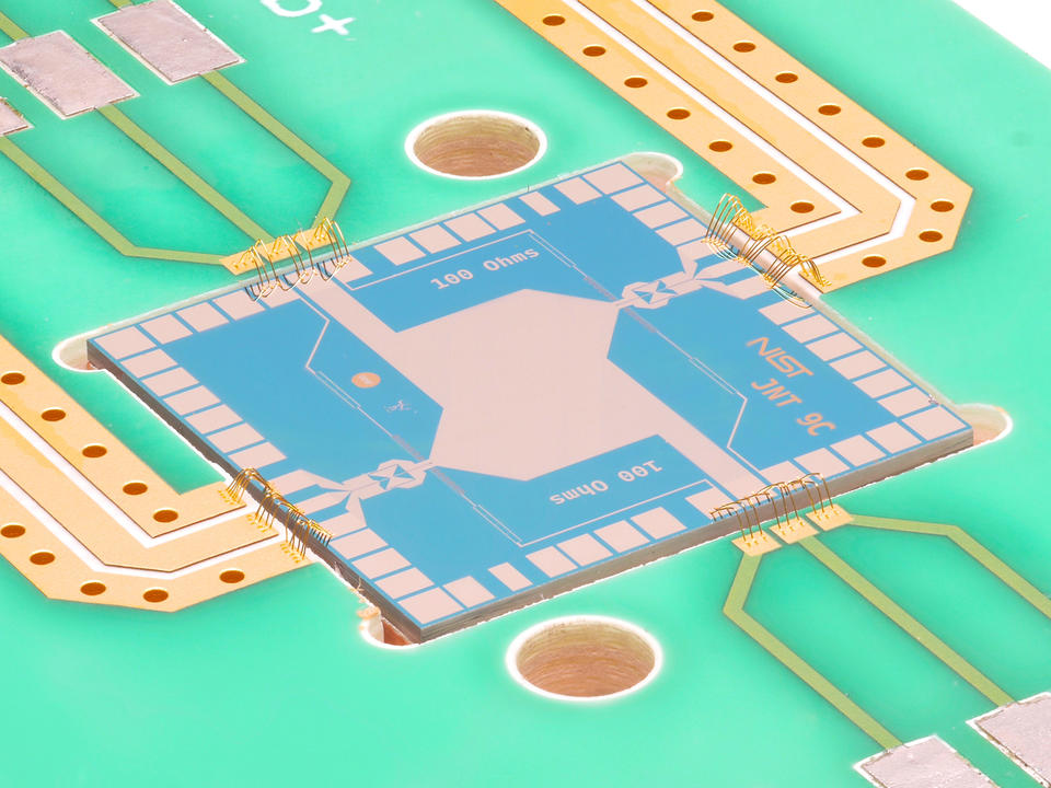 Johnson Noise Thermometry Chip