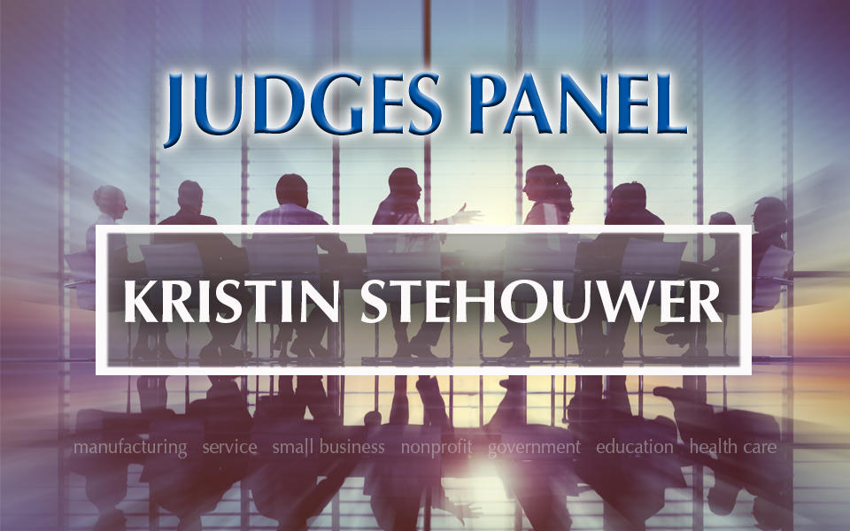 Baldrige Judges Panel Chair Kristin Stehouwer photo