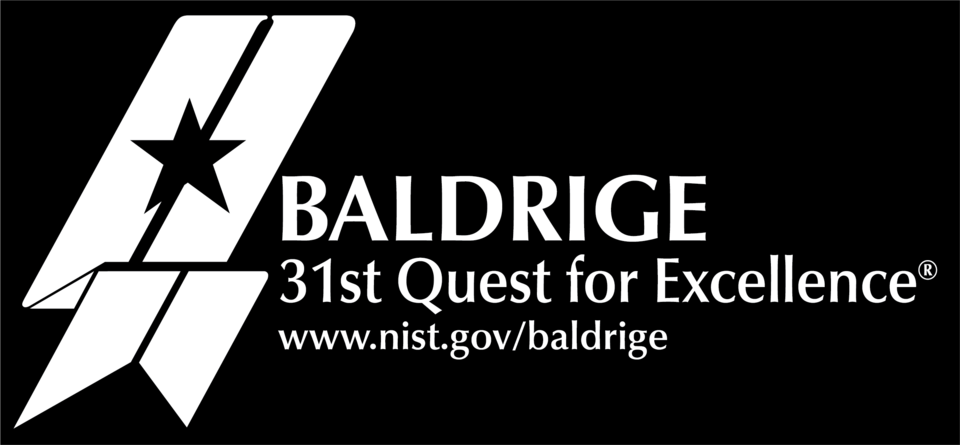 The Annual 31st Baldrige Quest for Excellence white png logo