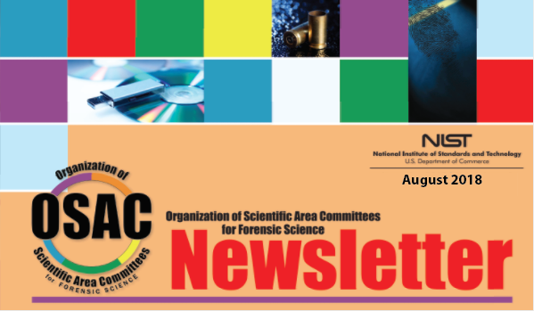 August 2018 OSAC Newsletter Cover